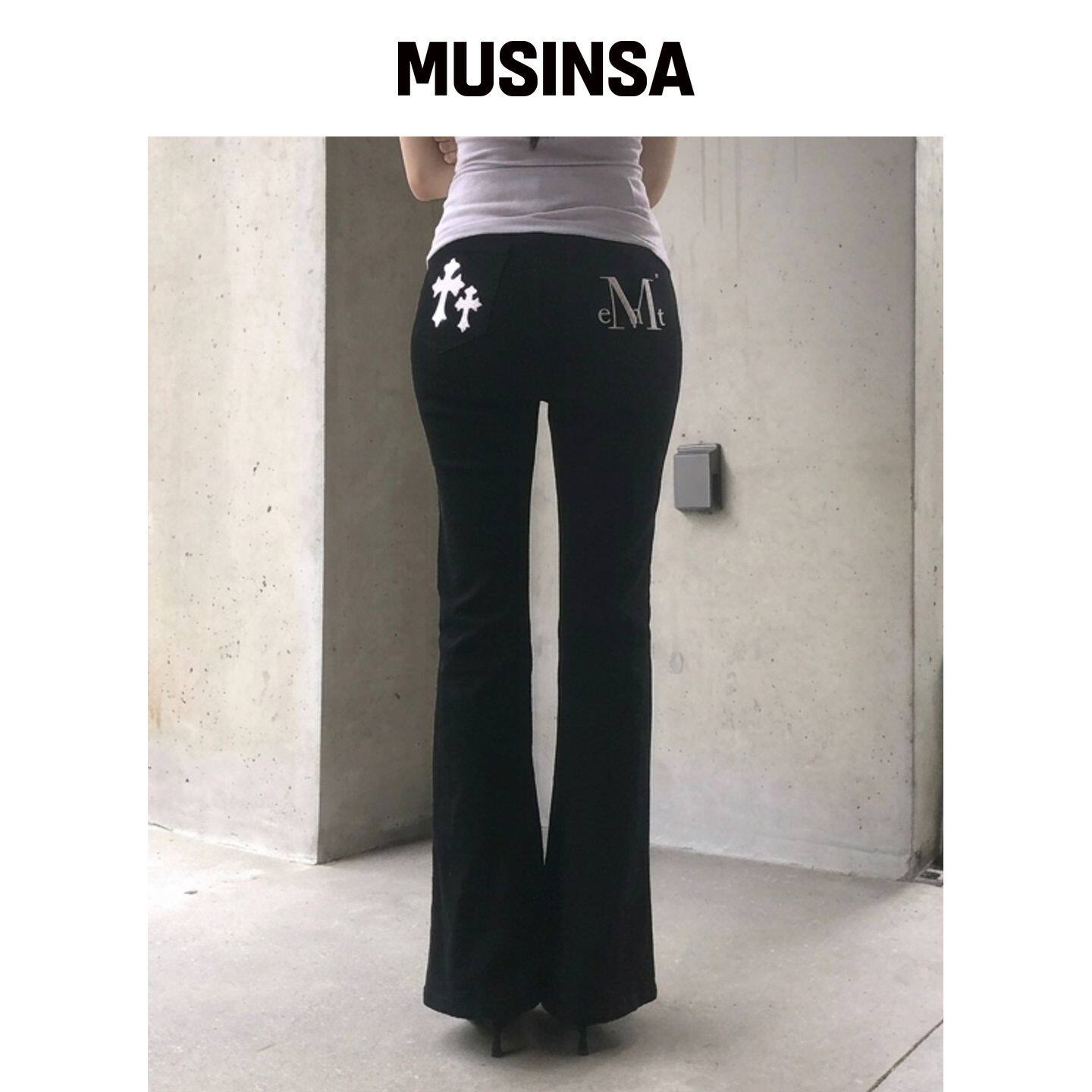 MUCENT PISTOL BACK 皮革双肩斜挎靴子化妆棉短 韩国官网直邮进口