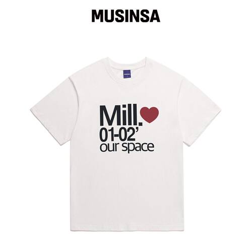 STAFFONLY MILL 01-02 TEE (白色) MUSINSA韩国官网直邮进口