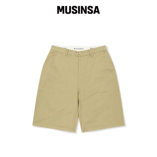 WKNDRS AP CLASSIC CHINO 短裤 (米色)韩国官网直邮进口MUSINSA