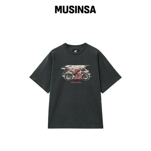 PHYPS MOTORCYCLE CBR 600RR 短袖炭灰色 MUSINS韩国官网直邮进口