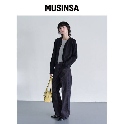 DECET WOMEN Signature Straight Jeans DCWPT00韩国官网直邮进口