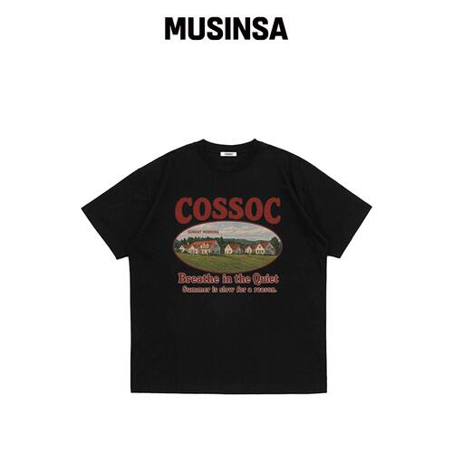 COSO 星期天早晨背带衫（黑色）韩国官网直邮进口MUSINSA