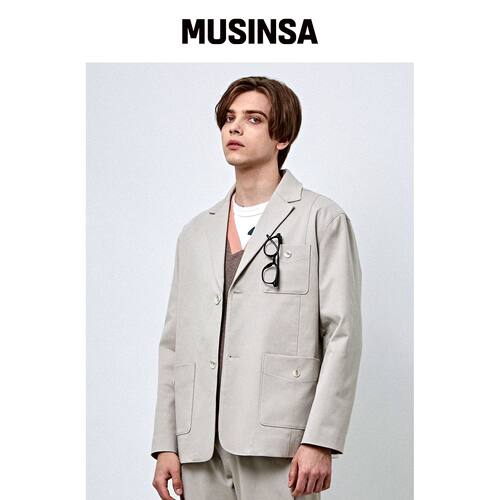 CUSTOMUS New casual MEO半宽松双扣外套 CXS24S韩国官网直邮进口