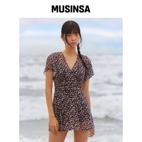 RENOMASWIM 女性透视线圈杯单基尼黑色 RN-LS2F5韩国官网直邮进口