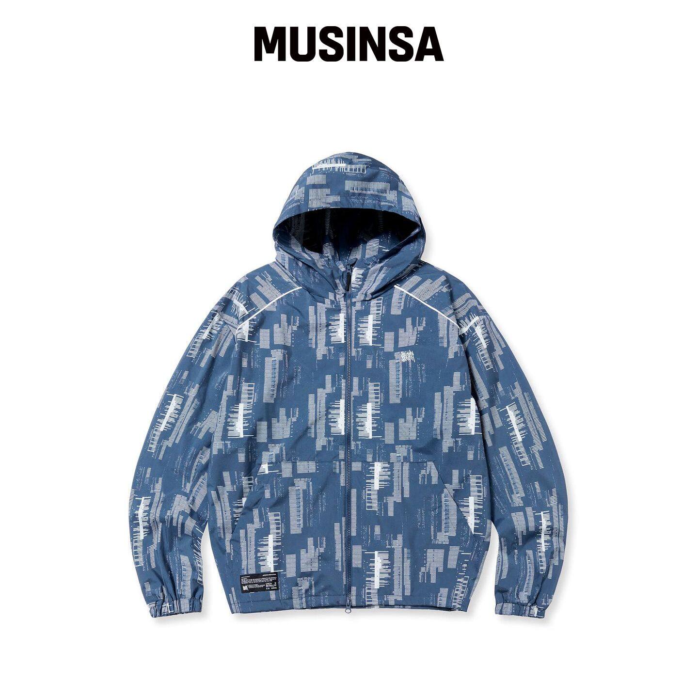 BROWNBREATH 信号图案外套 - 蓝色 MUSINSA韩国直邮官方正品
