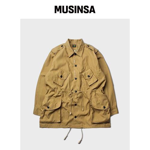 VDR 损坏的 FIELD JACKET [沙色]韩国官网直邮进口