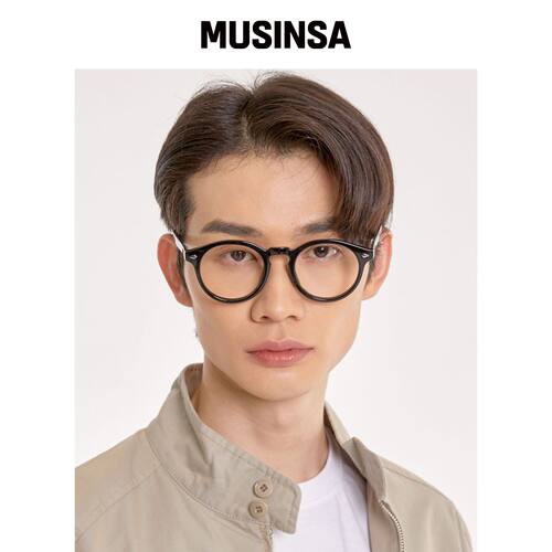 SBKA 蓝光板材框眼镜休闲韩系时尚 MUSINSA韩国官网直邮进口