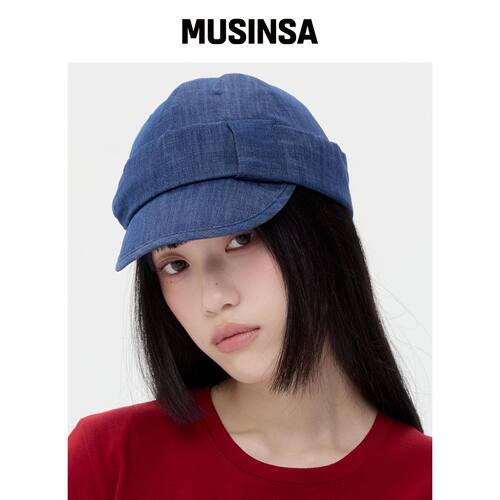 TYPESERVICE 牛仔布系带帽 [蓝色] MUSINSA韩国直邮官方正品