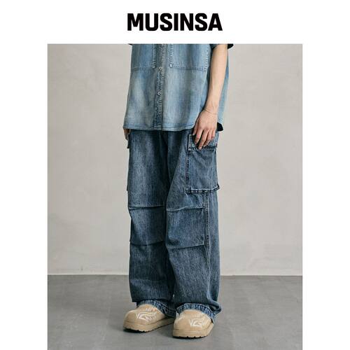 DECET M51 田野牛仔裤 DCPT057 蓝色 MUSINSA韩国直邮官方正品