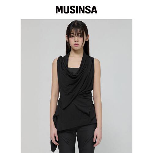 FLAREUP Raya 针织开衫 (FL-120_黑色) MUSINSA韩国直邮官方正品