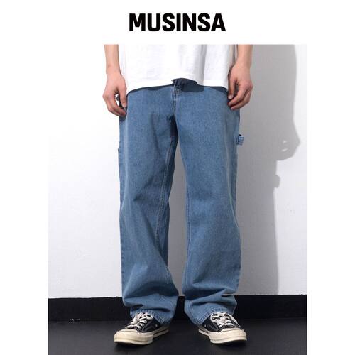 QT8 GARMENTS RG牛仔工装裤（蓝色） MUSINSA韩国官网直邮进口
