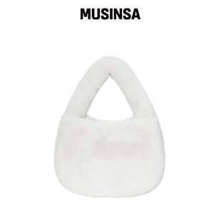 MOLLIOLLI KITTY 毛绒迷你包 [象牙色] MUSINSA韩国直邮官方正品