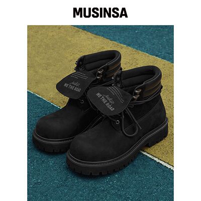 WETHEROAD WTRD5126 Camp Nubuck 7孔黑色步行鞋韩国官网直邮进口