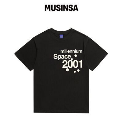 STAFFONLY MILLENNIUM SPACE TEE (黑色) MUSINS韩国官网直邮进口