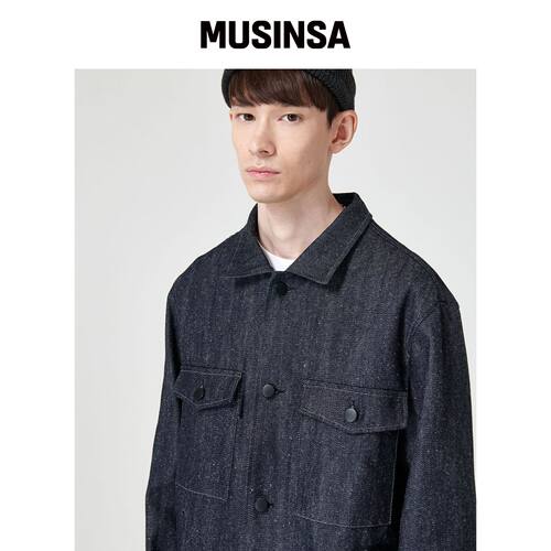 GOSTREET Regular FIT NEFF 生牛仔夹克 MUSINSA韩国官网直邮进口
