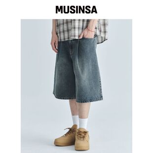 CGP 牛仔短裤-复古蓝 MUSINSA韩国直邮官方正品