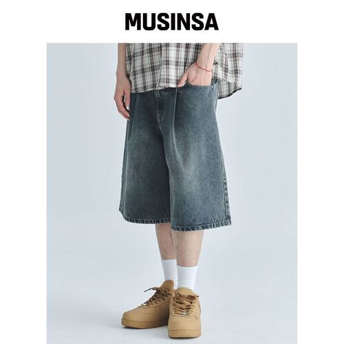 CGP 牛仔短裤-复古蓝 MUSINSA韩国直邮官方正品