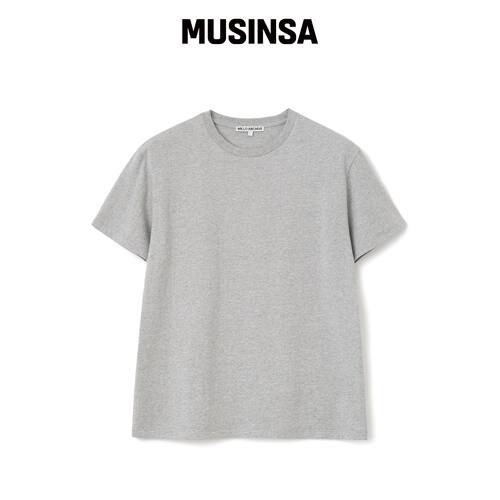 MILLO ARCHIVE 休闲章节T恤 [混色灰] MUSINSA韩国直邮官方正品