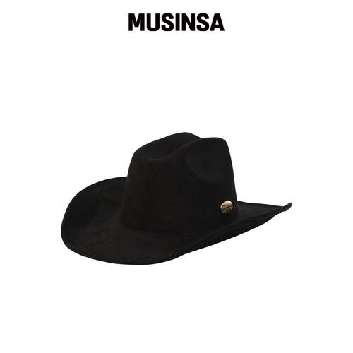 UNIVERSAL CHEMISTRY Wire Cowboy Suede Black 韩国官网直邮进口