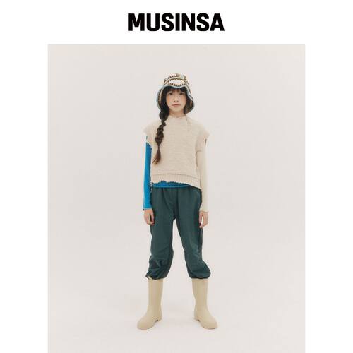 FRISE 降落伞裤_bluegreen_儿童 MUSINSA韩国官网直邮进口