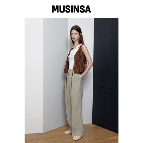 PUBLICKA X LACEY TOP BROWN韩国官网直邮进口MUSINSA