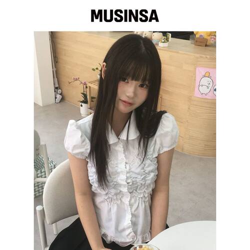 FLAREUP Cloud Puff Blouse (FL-115_White) MUS韩国官网直邮进口