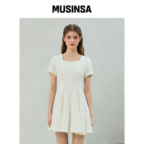 ARIKIM LANI TWEED DRESS / WHITE MUSINSA韩国官网直邮进口