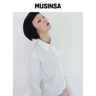 RUBATI Signature Work Shirt (WHITE)韩国官网直邮进口MUSINSA