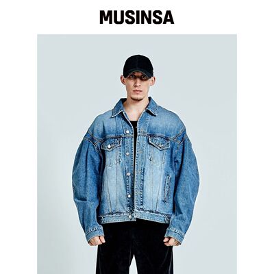 51PERCENT 蓝色丁字裤牛仔夹克 MUSINSA韩国官网直邮进口