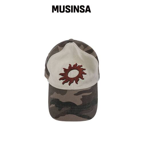 S'EST Solaris Sunburst Ball Cap Camo MUSINSA韩国官网直邮进口