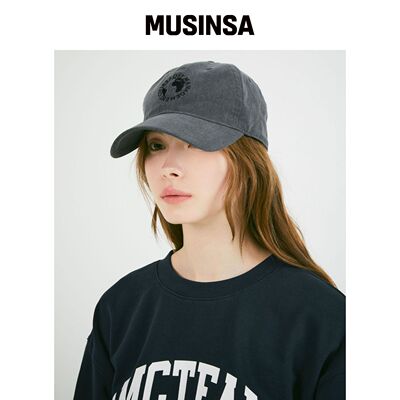 LMC 地球仪 6PANEL CAP 黑色 MUSINSA韩国官网直邮进口