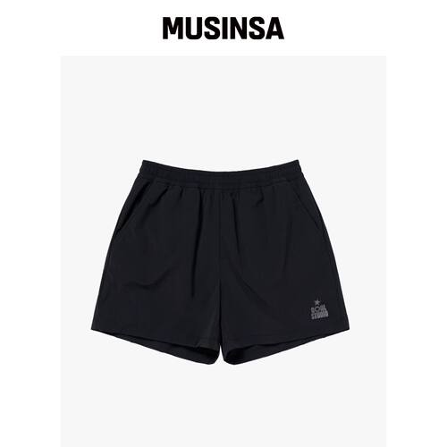GOALSTUDIO WS ESSENTIAL STRETCH SHORTS-BLACK韩国官网直邮进口