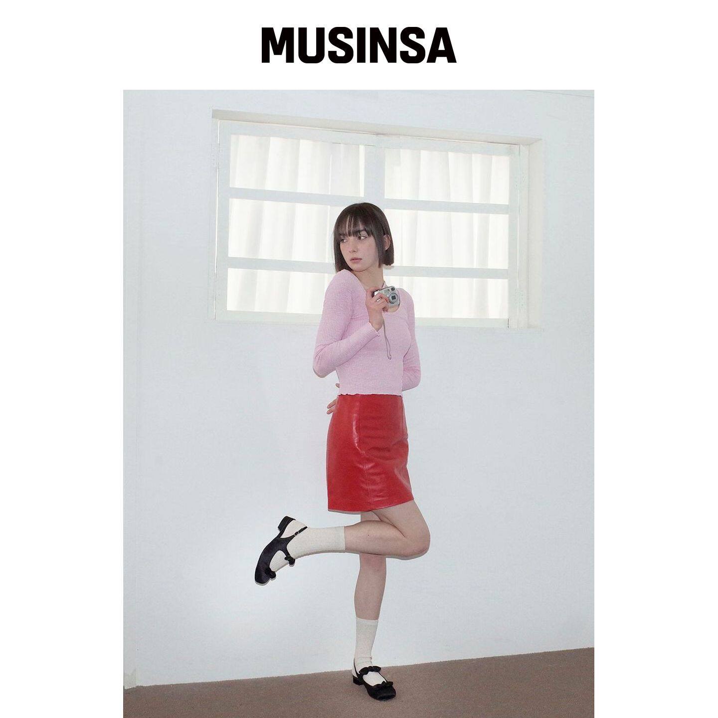 LEVASE 例如) OLIVIA 5cm 后跟鞋 MUSINSA韩国官网直邮进口
