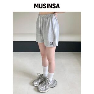 MUCENT 比巴侧轨线卫衣短裤(4色)韩国官网直邮进口