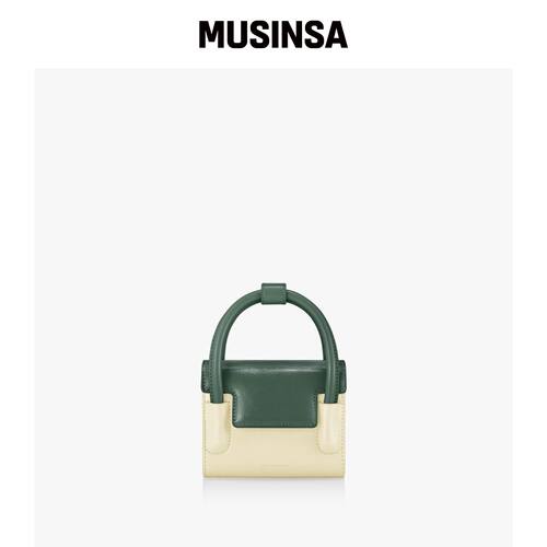 FINDKAPOOR MATI BAG 12 皱褶款 - IVORY 卡其色韩国官网直邮进口