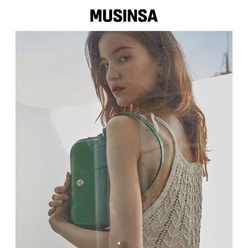 OSTKAKA 卡戴尔迷你法棍夏季绿韩国官网直邮进口MUSINSA
