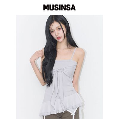 ILLIGO Ribbon 领带无袖泥膜 MUSINSA韩国官网直邮进口