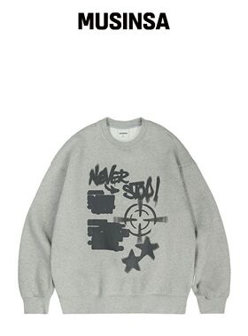 GAINSBORO NEVERSTOP 卫衣_混色灰韩国官网直邮进口MUSINSA