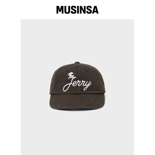 SHIRTER TJS JERRY 刺绣帽子 (棕色) MUSINSA韩国官网直邮进口