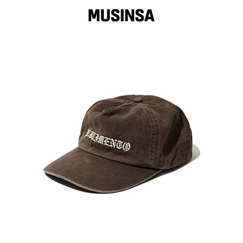 PARTIMENTO VTG 水洗经典棒球帽 棕色 MUSINSA韩国直邮官方正品