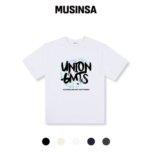UNION GARMENTS WAVE GARMENTS 宽松版型短袖T恤韩国官网直邮进口