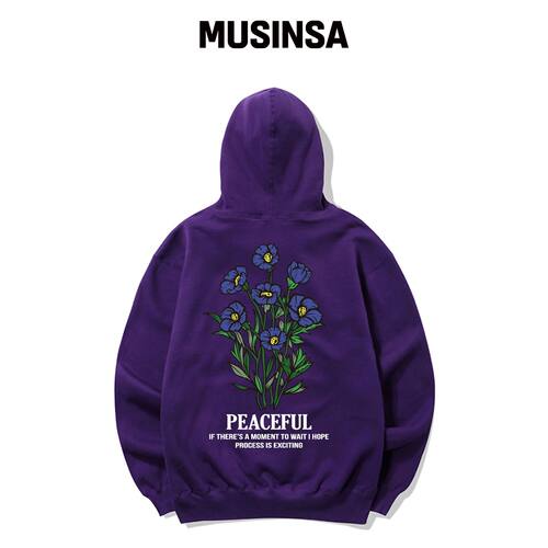 TRIPSHION BLUE FLOWER BUNDLE GRAPHIC 毛绒连 韩国官网直邮进口