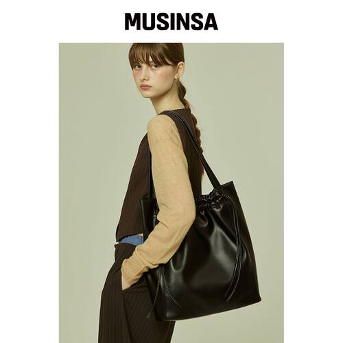 OTHER TEMPO BOU SHOPPER BAG_黑色 MUSINSA韩国官网直邮进口