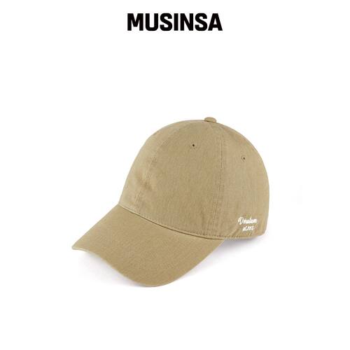 VERUTUM 侧面logo遮阳帽婴儿色 MUSINSA韩国官网直邮进口