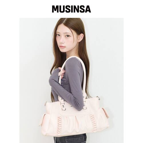 ILLIGO DEAR 荷叶边肩包 粉色 MUSINSA韩国官网直邮进口