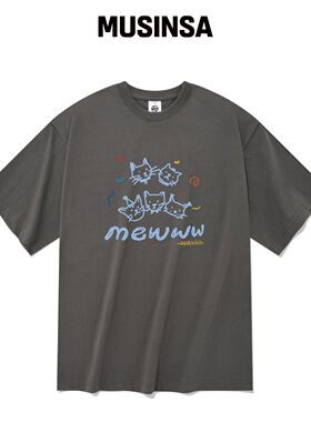 RADINEO MUU 短袖T恤 灰色韩国官网直邮进口MUSINSA