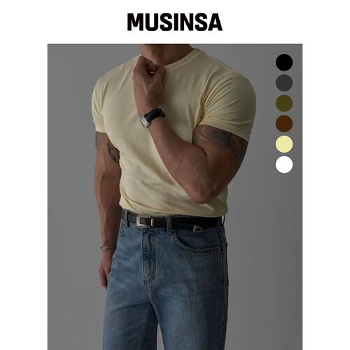 BOWLOW PRODUCT 数码棉肌肉T恤 6色 MUSINSA韩国官网直邮进口
