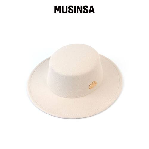 UNIVERSAL CHEMISTRY 聚酯象牙色软呢帽 MUSINSA韩国直邮官方正品