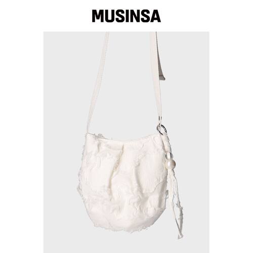 DAWN FACTORY 随身小包 FEATHER WHITE韩国官网直邮进口MUSINSA