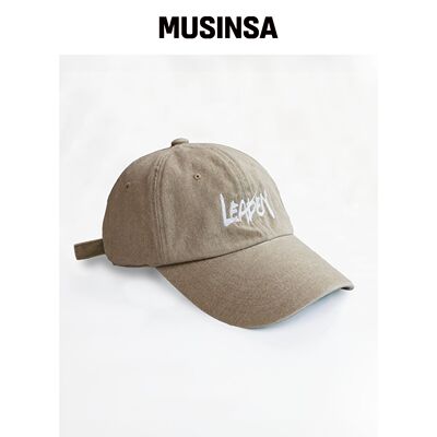 LEADEN 复古水洗书法棒球帽[婴儿] MUSINSA韩国官网直邮进口